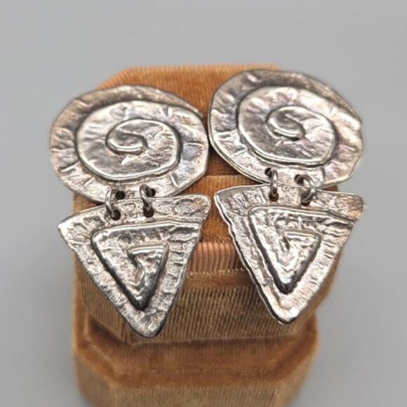 UNBRANDED Geometric Metal Earrings - Picture 3 of 7